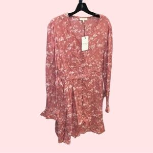 Promesa Pink Floral Mini Dress